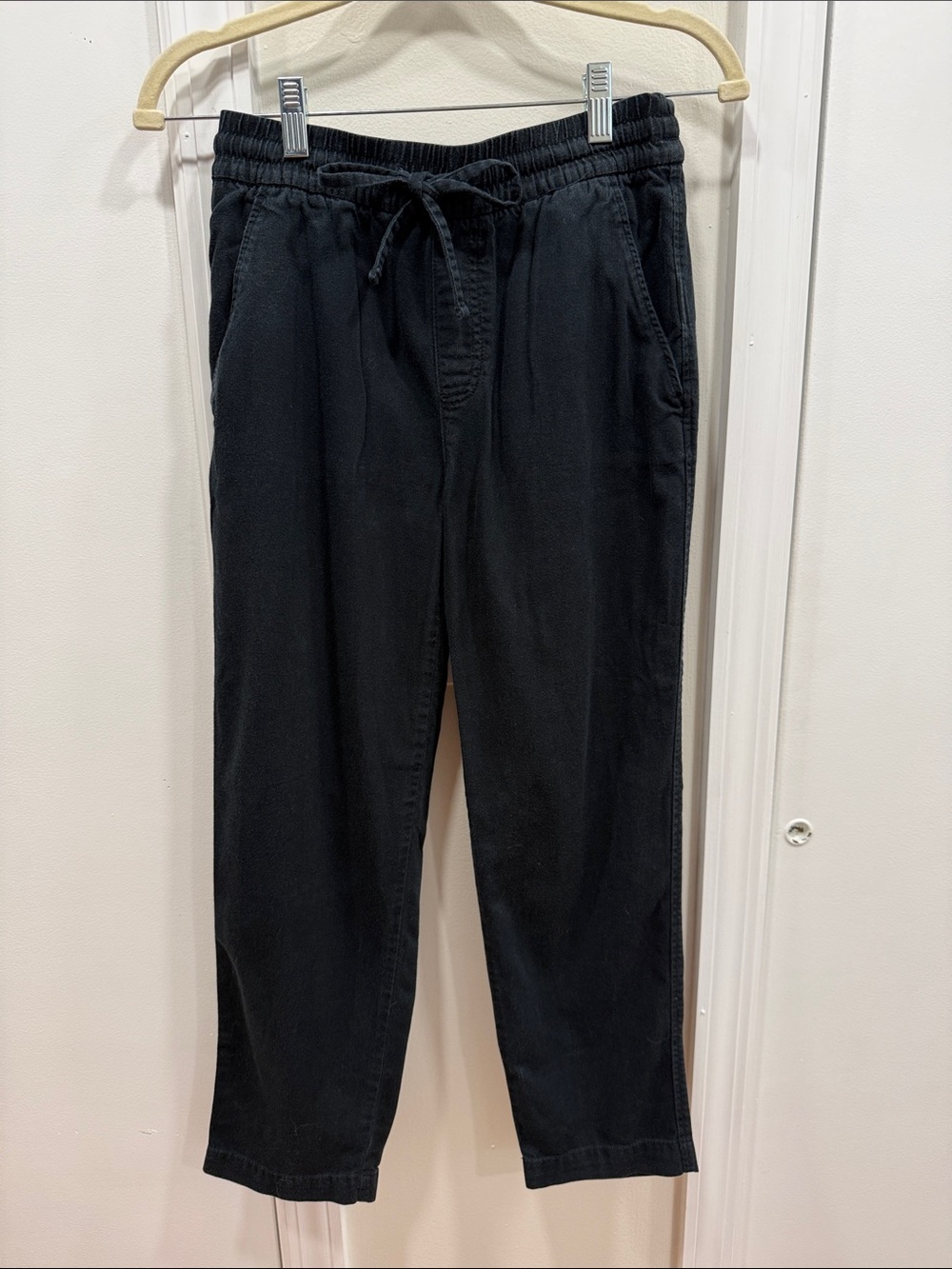 GAP Black Relaxed Drawstring Easy Pant